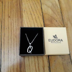 Eudora "Q" Necklace- Sterling Silver